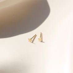 Our Stardust Studs are a celestial stud for an everyday minimal look. They pair perfectly with our Tiny Moon Studs to create a full sky! Tiny Gold Studs, Moon Studs, Tiny Star, Tiny Studs, Forever Jewelry, Solid Gold Jewelry, Silver Spring, Pendant Bracelet, Stardust