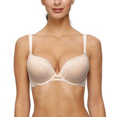 Bra Style: Push UpBra Style: PlungeBra Style: PaddedMaterial: PolyesterMaterial: SpandexClosure Type: Three Hook-and-eyeDecoration: EmbroideryPattern Type: FloralStrap Type: Adjusted-strapsStrap Type: Convertible StrapsItem Type: BrasSupport Type: UnderwireCup Shape: Half Cup(1/2 Cup) Padded Bralette, High Impact Sports Bra, Bra Style, Racerback Sports Bra, Lace Embroidery, Plunge Bra, Bra Styles, Women Lace, Lace Bralette