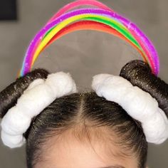 Crazy Hair Styles, Kids Ponytail, Cartoon Pikachu, Panda Plush, Red Ribbon Week, Dance Hairstyles