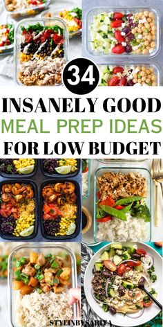 meal prep Meal Prep Recipes Low Budget, Packed Lunch Meal Prep, 6 Day Meal Prep, Family Prep Meals For The Week, Good Prep Ideas, Healthy Meal Prep For The Week Families, Budget Meal Prep For One, Meal Prep For The Week Family Of 3, Pork Meal Prep Ideas