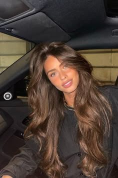 Rich Brown Hair, Rambut Brunette, Brown Hair Inspo, Brunette Hair With Highlights, Hair Inspo Color, Color Inspo, Dream Hair, Brunette Hair, Aesthetic Hair