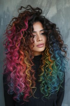 70+ Gorgeous Hair Color Trends For 2024 Holographic Hair, Pride Festival, Festival Ideas, Long Hairstyle, Gorgeous Hair Color, Hairstyle Inspiration, Fun Hair, Trendy Hair, Colored Hair