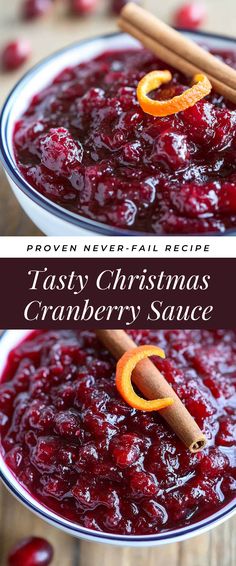 Image for Tasty Christmas Cranberry Sauce Orange Sauce Recipe, Fresh Cranberry Sauce, Best Cranberry Sauce, Easy Cranberry Sauce, Cranberry Orange Sauce, Canned Cranberry Sauce, Homemade Cranberry Sauce, Cranberry Sauce Recipe, Food Charlatan