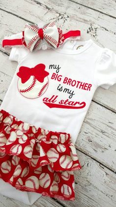 Girls Baseball Outfit, Baseball Onesie, Baseball Fabric, Girls Baseball, Baseball Sister, Baseball Crafts, Sublimacion Ideas, T Ball, Balls Shirt