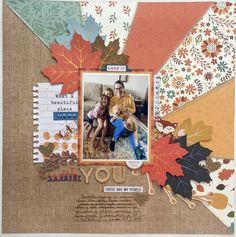 Thanksgiving Scrapbook Layouts, Thanksgiving Scrapbook, Scrapbook Planning, Fall Scrapbook Layouts, Scrapbook Patterns, Pet Scrapbook, Simple Scrapbook