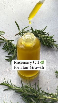 Rosemary infused oil is like magic for hair growth... and it's so easy to make at home! 😍✨ Want to learn how to make your own + grow long hair faster for su... Rosemary Infused Oil, Beach Waves Hairstyles, Rosemary Hair Oil, Easy Beach Waves, Rosemary Oil For Hair Growth, Growing Long Hair Faster, Rosemary Hair