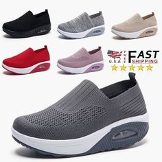 Want to start feeling young again? Walk with the ultimate comfort and feel no pain. The best part about these sneakers is that women with either narrow or wide feet can enjoy precision fitting! Instant Pain Relief -  Pain relief from Bunions, Arthritis, Plantar Fasciitis, Ankle Pain, Swelling. Wide Toe-Box - This will alleviate pressure on bunions and hammertoes. Heel Cushioning Sole - Cushioning foam for the rear foot & arch support.   Stretchable Knit Fabric - Easily contour your feet to make them the perfect fit. The synthetic knit material gives it its lightweight and breathable feature. Slip Resistant Outsole - Slip-resistant traction outsole with water resistance. Perfect for workplaces with slippery floors: hospitals, janitorial work, restaurants. Premium Tech System: Our ergonomic Orthopedic Shoes Stylish, Orthopedic Sandals, Ankle Pain, Fashion Shoes Boots, Comfort Shoes Women, Orthopedic Shoes, Winter Shoes, Shoes Trainers, Walking Shoes