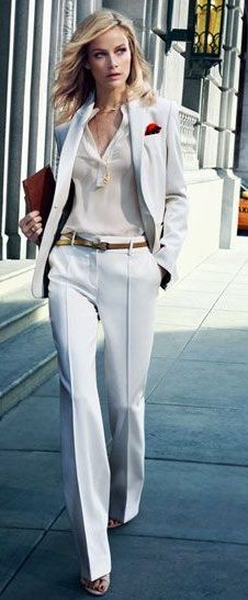 Business professional womens attire | womens suits | womens interview attire #skyinc Cate Blanchett, Maxi Skirts, Business Attire, Fashion Mode, Work Attire, White Pants, Office Fashion, Office Outfits