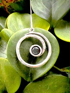 Large Antique silver swirl with a beautiful  labradorite or amethyst stone and sterling silver necklace. Pendant Ideas, Spiral Pendant, Amethyst Pendant, Amethyst Stone, Sterling Silver Necklace, Sterling Silver Pendant, Sterling Silver Necklaces, Sterling Silver Pendants, Pendant Necklaces