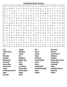 the word search is shown in this printable worksheet for children to learn