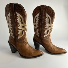 Beautiful Leather Women’s Cowboy Boots 12” Upper Pointed Toe Western Heel Used Great Condition Size 8.5 Leather Cowboy Boots, Western Cowboy Boots, Western Boots, Shoes Heels Boots, Cowboy Boots, Shoes Women Heels, Heeled Boots, Leather Women, Womens Boots