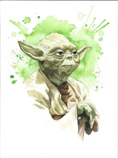 an illustration of yoda from star wars