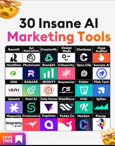 30 Insane Ai Marketing Tools you Need to know ... #aitools #marketing #aimarketingtools #aimarketing #marketingtools #ai Ecommerce Startup, Graphic Design Portfolio Inspiration, Best Study Tips, Good Vocabulary Words, Social Media Marketing Tools, Social Media Schedule, Digital Marketing Tools