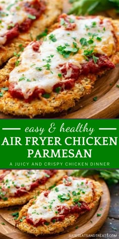 chicken parmesan is an easy and healthy meal