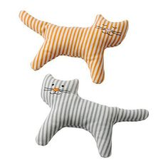 an image of two stuffed animals for sale on the webpage, one is orange and white