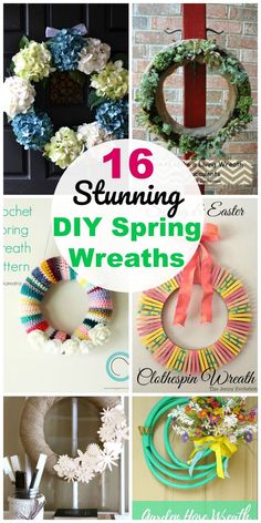 16 stunning diy spring wreaths that are easy to make and great for the front door