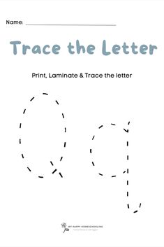 trace the letter g with lines and dots to make it easier for children to learn