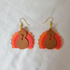 3 Layer Faux Leather Thanksgiving Holiday Earrings Thanksgiving Earrings Diy, Diy Thanksgiving Earrings, Turkey Earrings Cricut, Thanksgiving Earrings, Faux Leather Fall Earrings, Thanksgiving Faux Leather Earrings, Faux Leather Christmas Earrings, Fall Leather Earrings Svg, Thanksgiving Jewelry