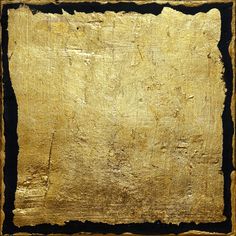 an old gold paper with black edges