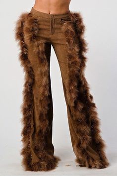 Fur Pants, Estilo Hippy, Fest Outfits, Diy Fashion Clothing, Festival Looks, 2000s Fashion, Mode Inspiration, Looks Style, Stage Outfits