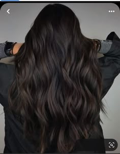 Dark Dark Hair With Highlights, Black Balayage On Brown Hair, Smoky Black Hair, Dark Lived In Hair, Subtle Black Hair Balayage, Black Hair And Brown Highlights, Almost Black Hair With Highlights, Chocolate Hair With Lowlights, Black Brown Hair Balayage