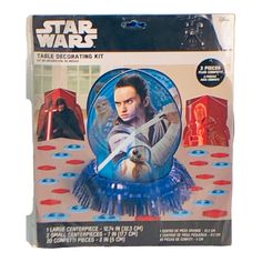 a star wars action figure with lights and sound effects on it's packaging box