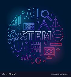 Science Technology Engineering Math, Stem Students, World Emoji Day, Steam Education, Science Background, Stem Steam, Study Smarter, Math Projects, Stem Education