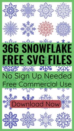 the snowflake free svg files no sign up needed for commercial use