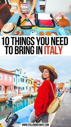 10 Things You Need to Bring in Italy Italy Packing List Summer, Pack For Italy, Italy In March, What To Pack For Italy, Italy Vacation Outfits, Italy In September, Italy In October, 2 Weeks In Italy, Italy Packing