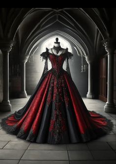 Goth Wedding Dress, Goth Wedding Dresses, Black Wedding Dress Gothic, Vampire Dress, Black Wedding Gowns, Julia Fox, Queen Dresses, Red Wedding Dresses