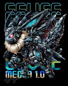 an image of a robot that is on the cover of a t - shirt design