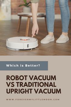 Robot Vacuum VS Traditional Upright Vacuum - Which is Better? Kitchen Cabinet Cleaning, Vacuum Hacks, Cleansing Recipes, Clean Sofa, Brush Roll, Cleanse Recipes, Irobot Roomba, Which Is Better, Upright Vacuums