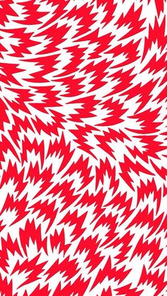 an abstract red and white pattern