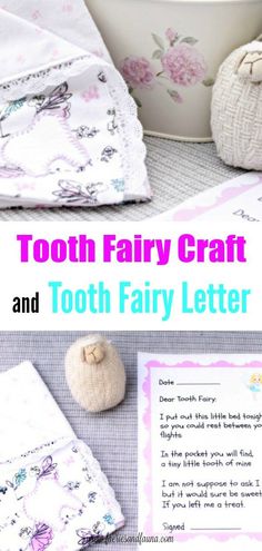 tooth fairy craft and tooth fairy letter