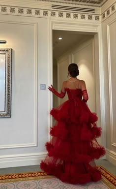 Red Tulle Prom Dress, Tulle Prom Dresses, Gorgeous Prom Dresses, Looks Party, فستان سهرة, Pretty Prom Dresses, Tulle Prom Dress