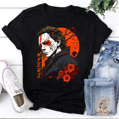 an image of a man with blood on his face shirt