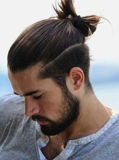 Ponytail Hairstyles For Men, Mens Ponytail Hairstyles, Man Bun Haircut, Man Bun Undercut, Ponytail Haircut, Man Ponytail