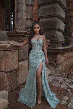 Dresses With Split, Mermaid Sweetheart, Evening Dresses Online, Long Prom Gowns, Sequin Prom Dress, Prom Dresses Sleeveless, Woman's Fashion, فستان سهرة, Lace Mermaid