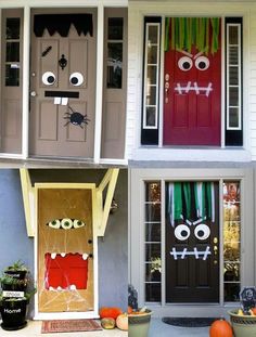 an image of a house with halloween decorations