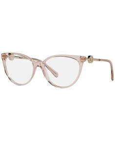 in stock Versace Glasses Frames Woman, Versace Glasses Frames, Glasses Frames Trendy, Contemporary Shapes, Versace Eyewear, Versace Eyeglasses, Versace Glasses, Vision Glasses, Pink Frame