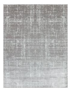 an area rug with grey and white colors