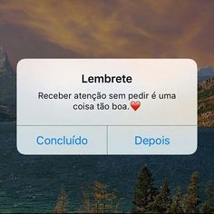 an image of a cell phone screen with the message'lembrete'on it