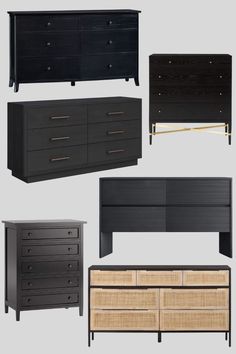 black dressers Front Entryway Ideas Interior, Different Furniture Styles, Different Furniture, Modern Dressers, Kitchen Table Centerpiece