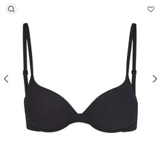 New With Tags Still On. Very Comfy, Just Not Right For Me. Demi Bras, Super Push Up, Onyx Colour, White Bralette, Push Up Pads, Bandeau Bra, New Bra, Full Coverage Bra, Triangle Bralette