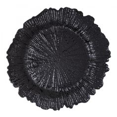 Create a stylish table setting with our round plastic charger plate. This 13" plate can be enhanced with candles, crystal fillers, sand and so much more to create a beautiful centerpiece. • Plastic • Black • 13” diameter • 24 Pieces • Do not put in direct contact with food Item is not dishwasher safe. Hand wash only. Silver Charger Plates, Event Decor Direct, Wedding Event Design, Charger Plate, Floral Branch, Party Dinner, Dinner Wedding, Beautiful Centerpieces, Black 13