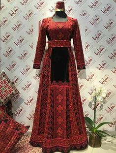 Jordanian Thobe, Ethnic Trends, Bride Dress Simple, American Dress, Indian Gowns Dresses, Afghan Dresses, Stylish Party Dresses, Embroidery Fashion, Girls Fashion Clothes