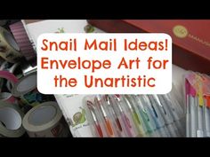 small mail ideas envelope art for the unartistic