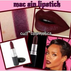 Mac Sin Sin Mac Lipstick, Mac Sin Lipstick, Mac Sin, Makeup Swatches, Mac Lipstick, Lip Makeup, Makeup Tutorial, Projects To Try, Mac