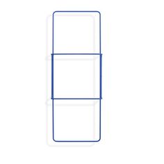 a line drawing of a rectangle shaped object