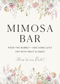 Bridal Shower Mimosa Bar Sign, Mimosa Bar Sign, Floral Mimosa Bar Sign, Bridal Shower Sign, Mimosa Bar, Bubbly Bar Sign, Mimosa Bar Bridal, Minimalist Mimosa Bar Sign, Botanical Mimosa Bar Sign, Bridal Shower Signage, Bridal Shower Bubbly Bar, Cheers to the Bride! You will receive access to the template immediately after purchase and be able to edit your table numbers in Corjl which works through your browser. Just click the link and edit the file. There's no need to download any fonts or software. Please note: this is a DIGITAL DOWNLOAD only - printing is not included. Once you're done editing, you can easily print your templates at home, a copy center, or through an online printing service. ----------- DEMO ----------- Demo this item now! Copy and paste the URL below to demo: https://www Bridal Shower Mimosa Bar, Bridal Shower Mimosa, Bridal Shower Signage, Engagement Brunch, Bubbly Bar Sign, Wedding Table Number Signs, Bubbly Bar, Mimosa Bar Sign, Bridal Shower Sign